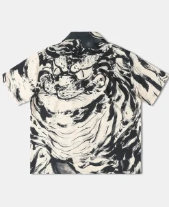 Fashion Lot 223 Print Aloha Shirt - Zen Tiger Short Sleeve Shirts | Shirts