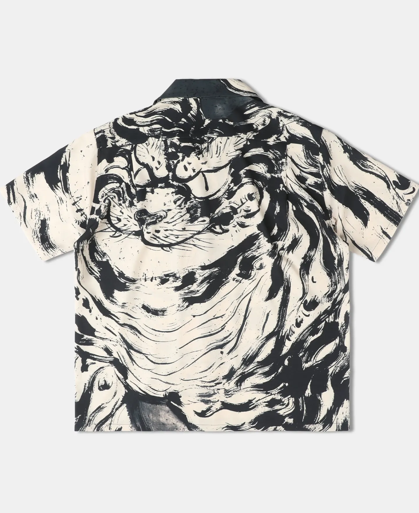 Fashion Lot 223 Print Aloha Shirt - Zen Tiger Short Sleeve Shirts | Shirts