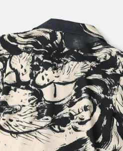 Fashion Lot 223 Print Aloha Shirt - Zen Tiger Short Sleeve Shirts | Shirts