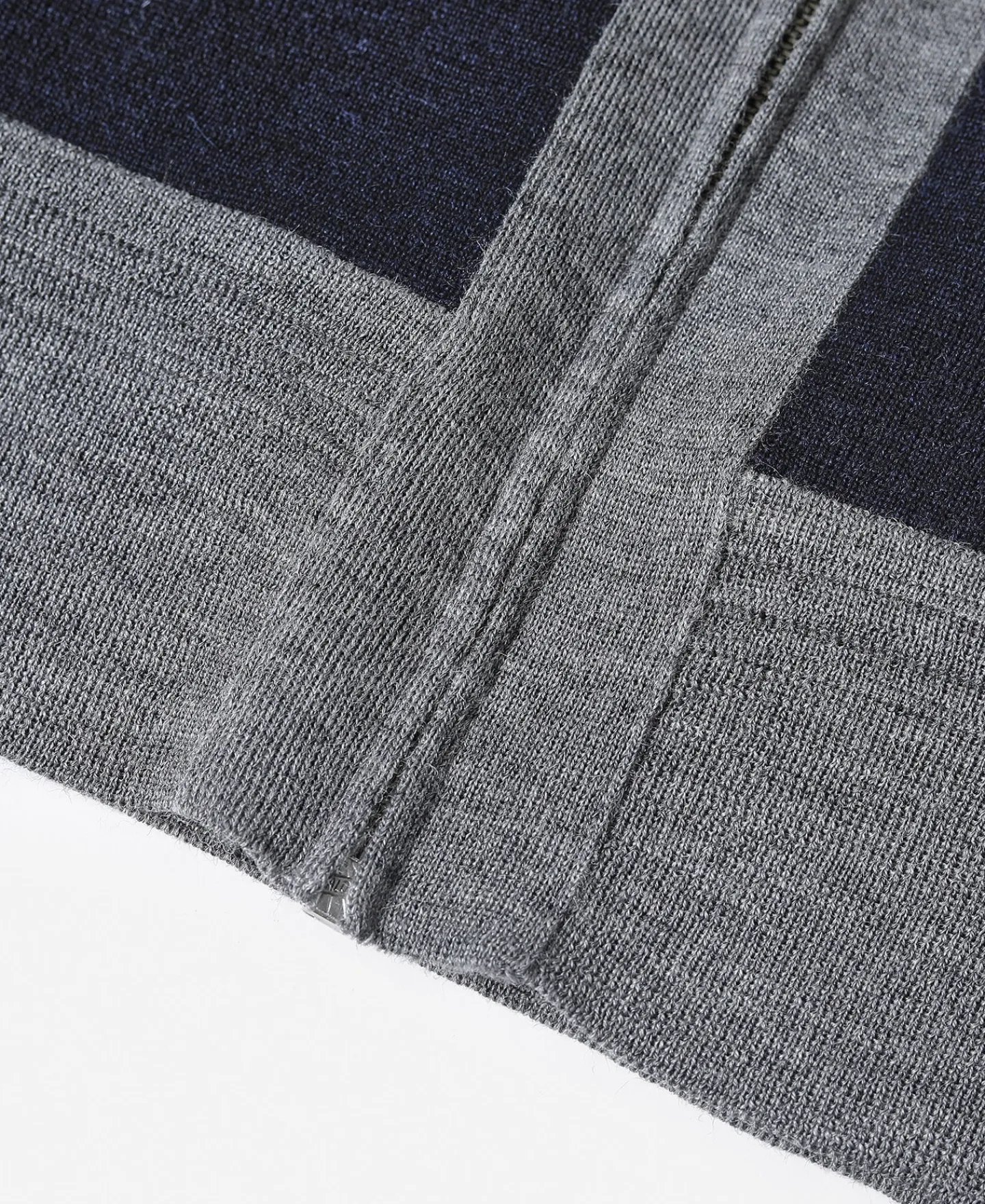 Fashion Lot 913 1940s Contrast Wool Cardigan - Navy/Gray Knitwear&sweaters