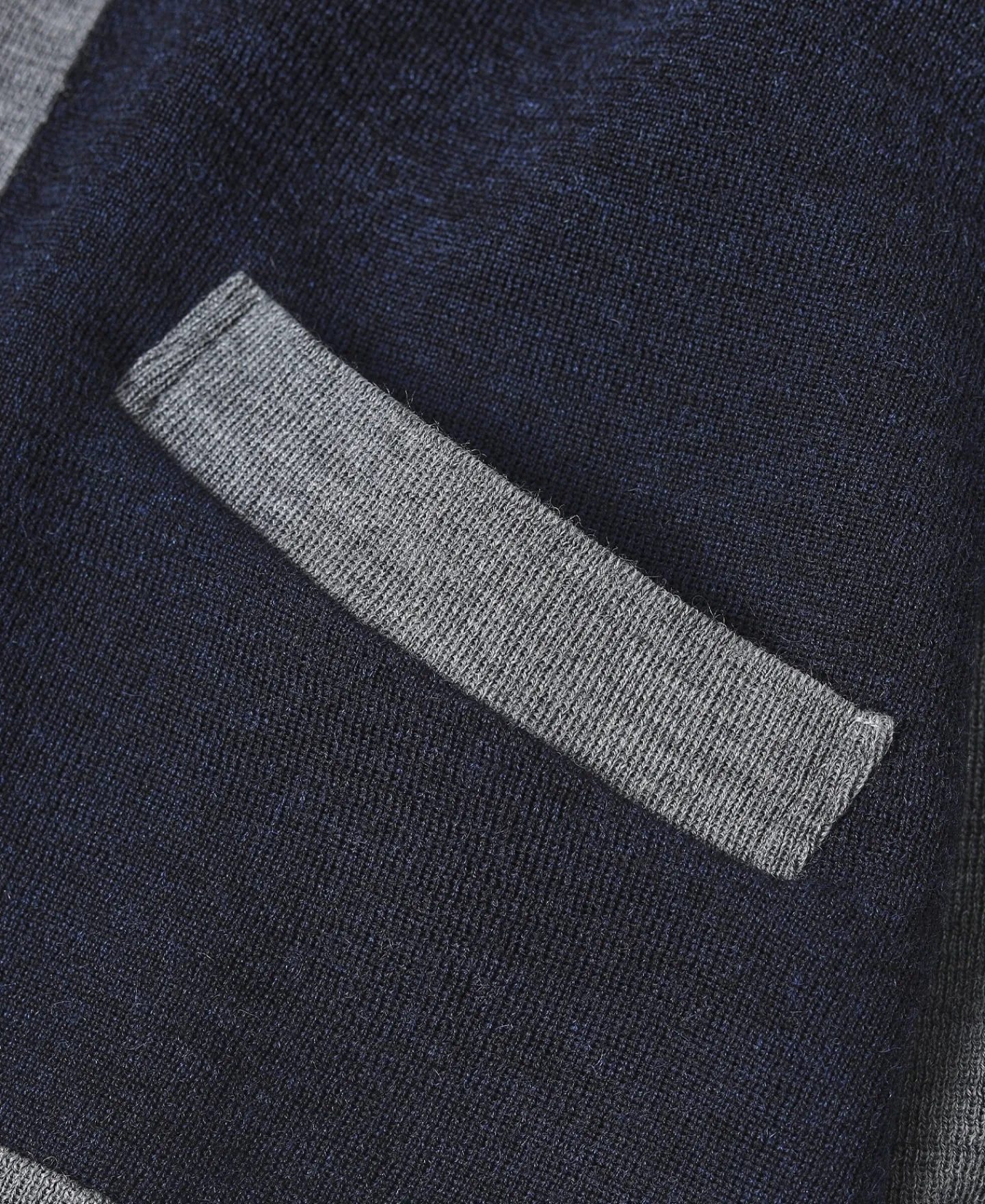 Fashion Lot 913 1940s Contrast Wool Cardigan - Navy/Gray Knitwear&sweaters