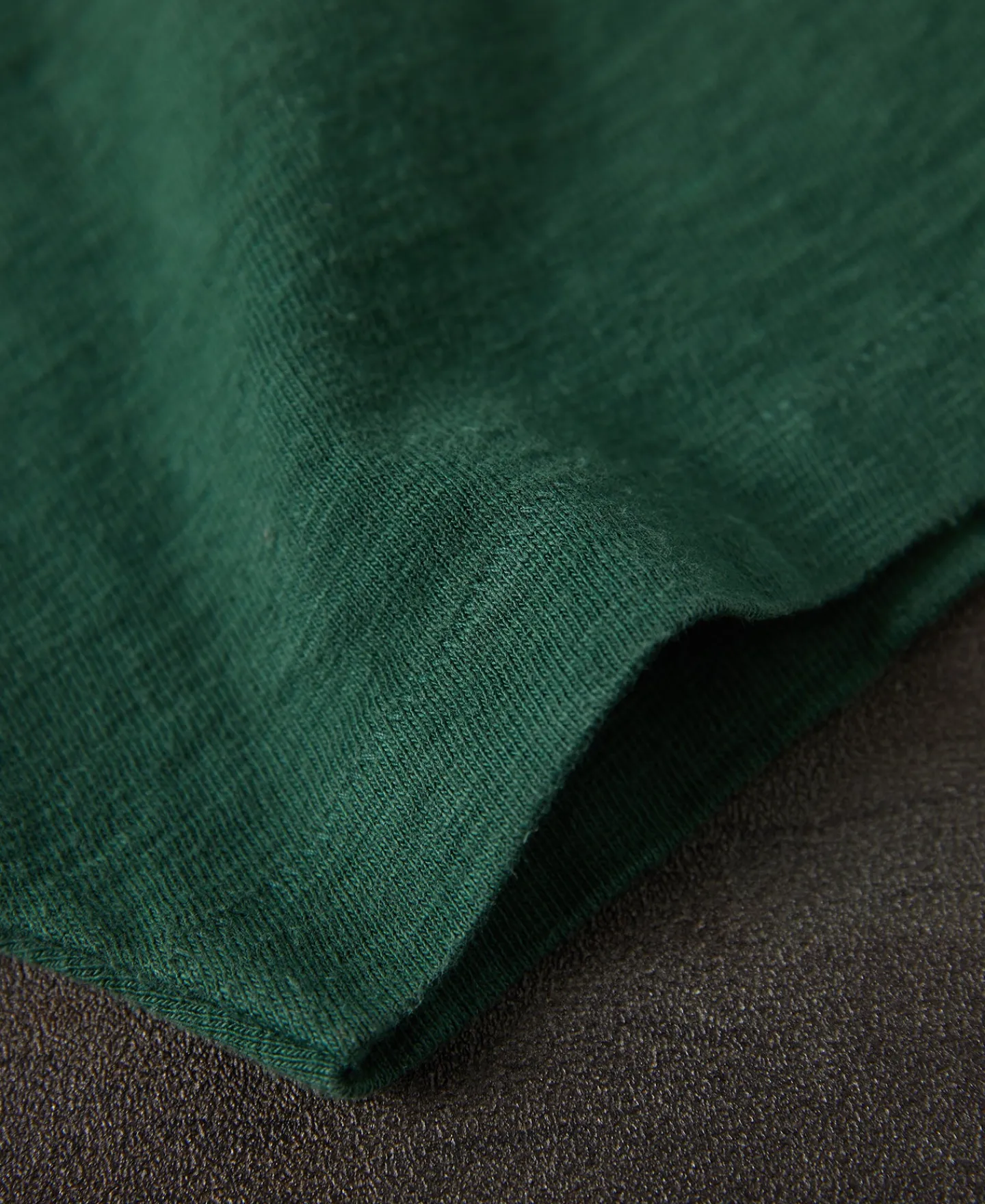 Sale Lot 102 1940s Heavyweight Slub Pocket T-Shirt - Dark Green Short Sleeve T-Shirts | T-shirts