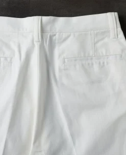 New Lot 826 1940s Herringbone Work Trousers - White Pants&trousers