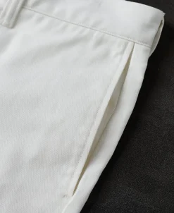 New Lot 826 1940s Herringbone Work Trousers - White Pants&trousers
