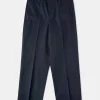 Sale Lot 829 1940s High-Waisted Work Trousers - Navy Pants&trousers