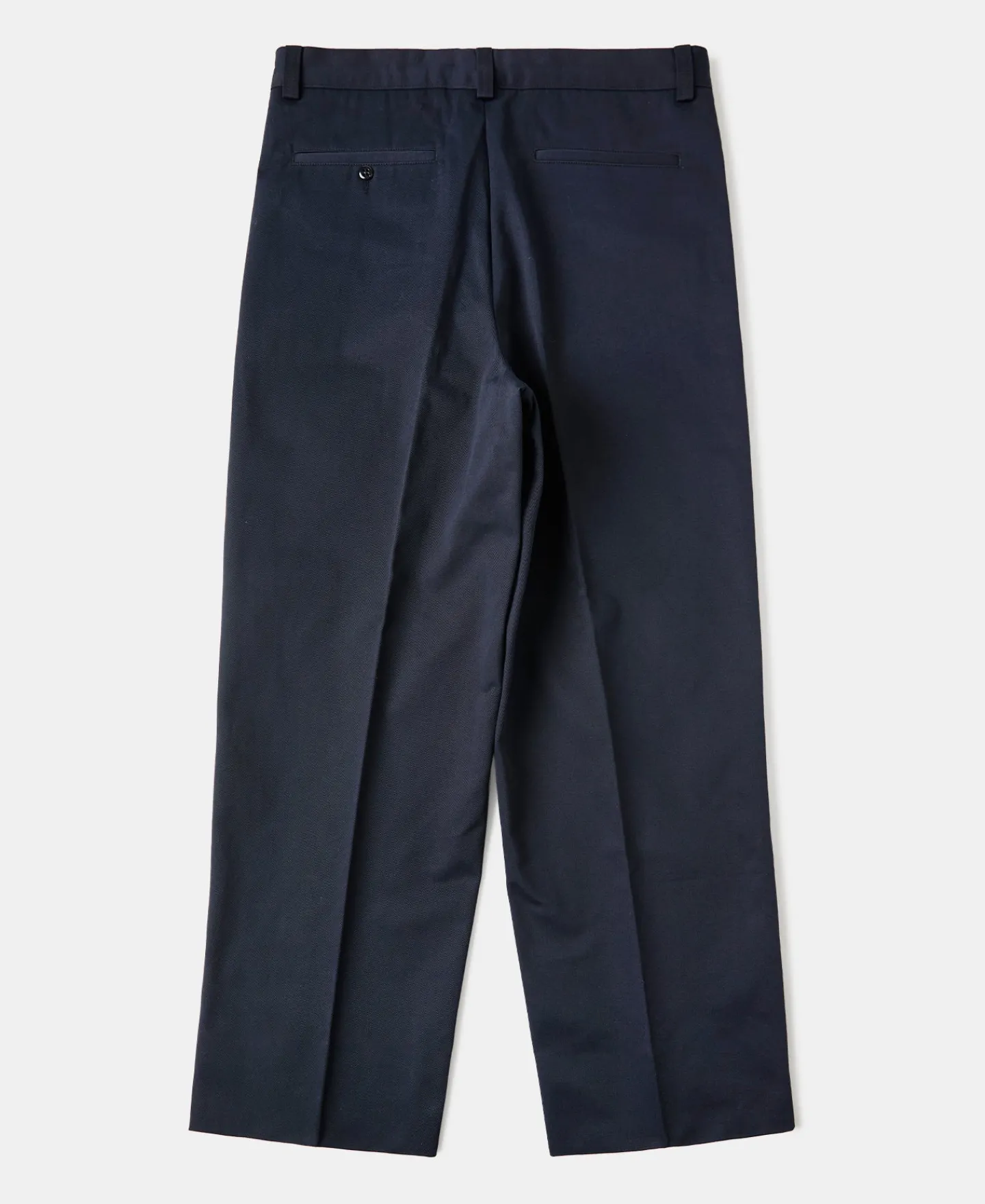 Sale Lot 829 1940s High-Waisted Work Trousers - Navy Pants&trousers