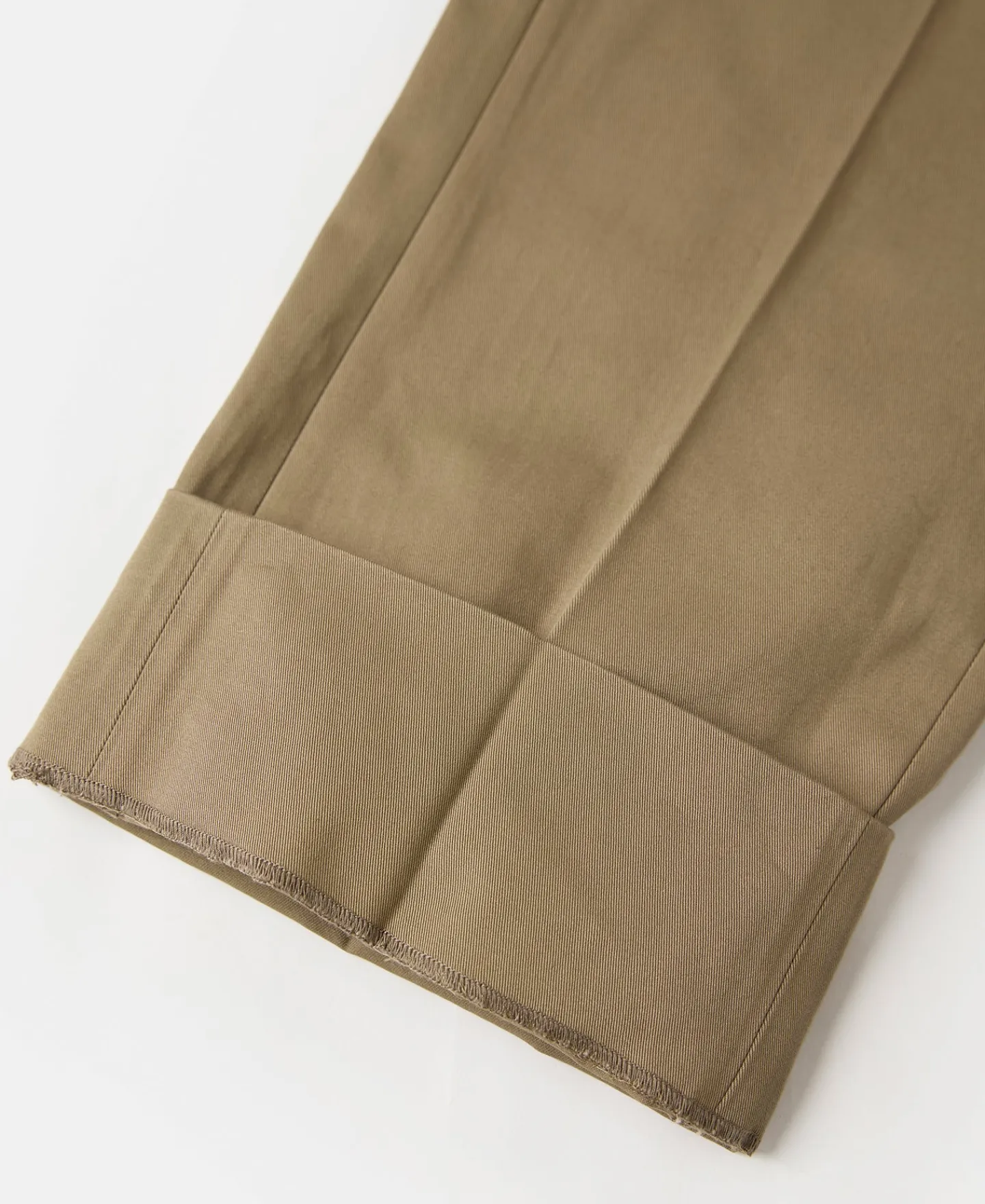 Fashion Lot 829 1940s High-Waisted Work Trousers - Khaki Pants&trousers