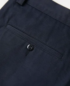 Sale Lot 829 1940s High-Waisted Work Trousers - Navy Pants&trousers