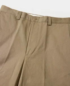 Fashion Lot 829 1940s High-Waisted Work Trousers - Khaki Pants&trousers