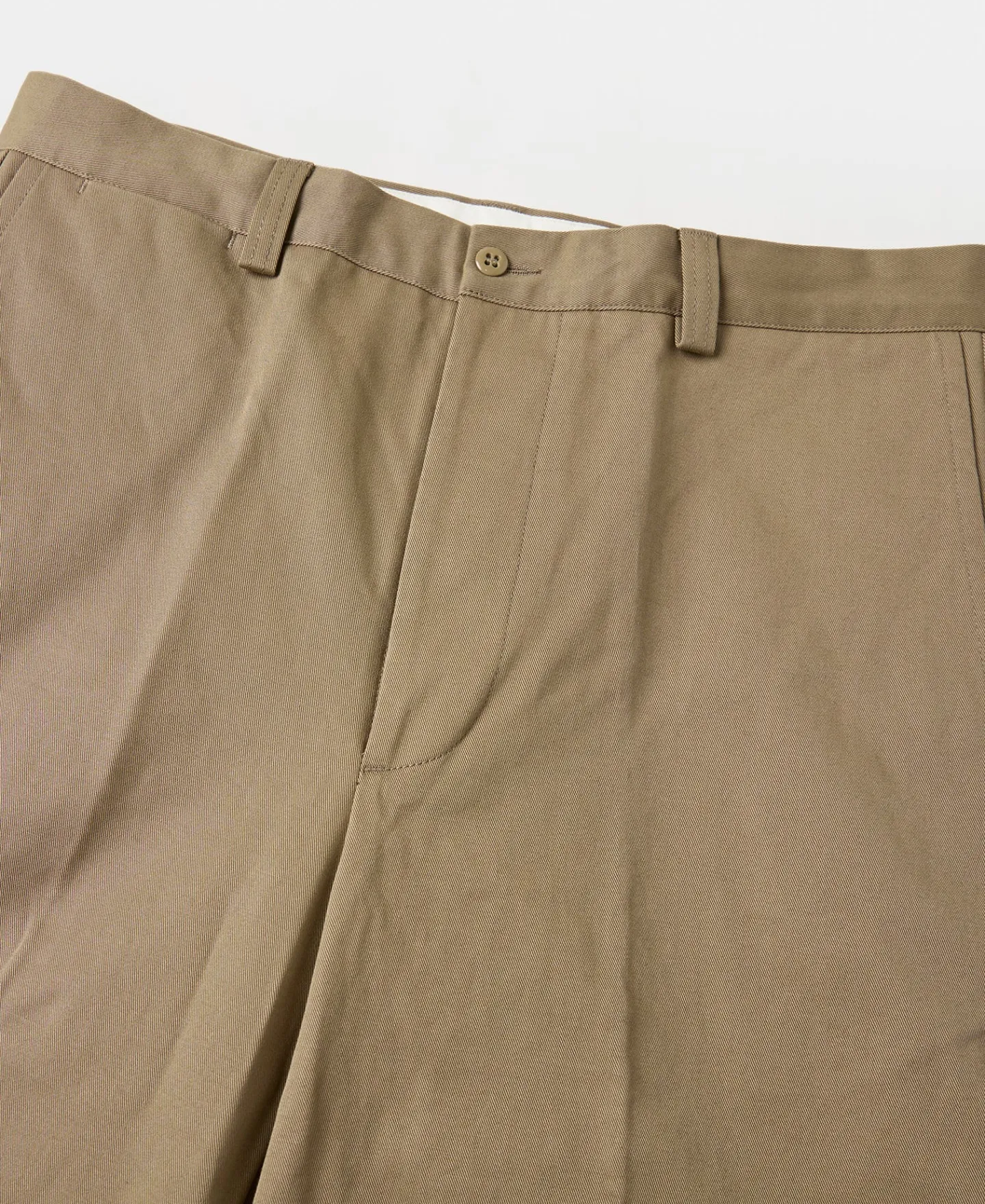 Fashion Lot 829 1940s High-Waisted Work Trousers - Khaki Pants&trousers