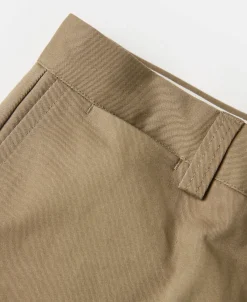 Fashion Lot 829 1940s High-Waisted Work Trousers - Khaki Pants&trousers