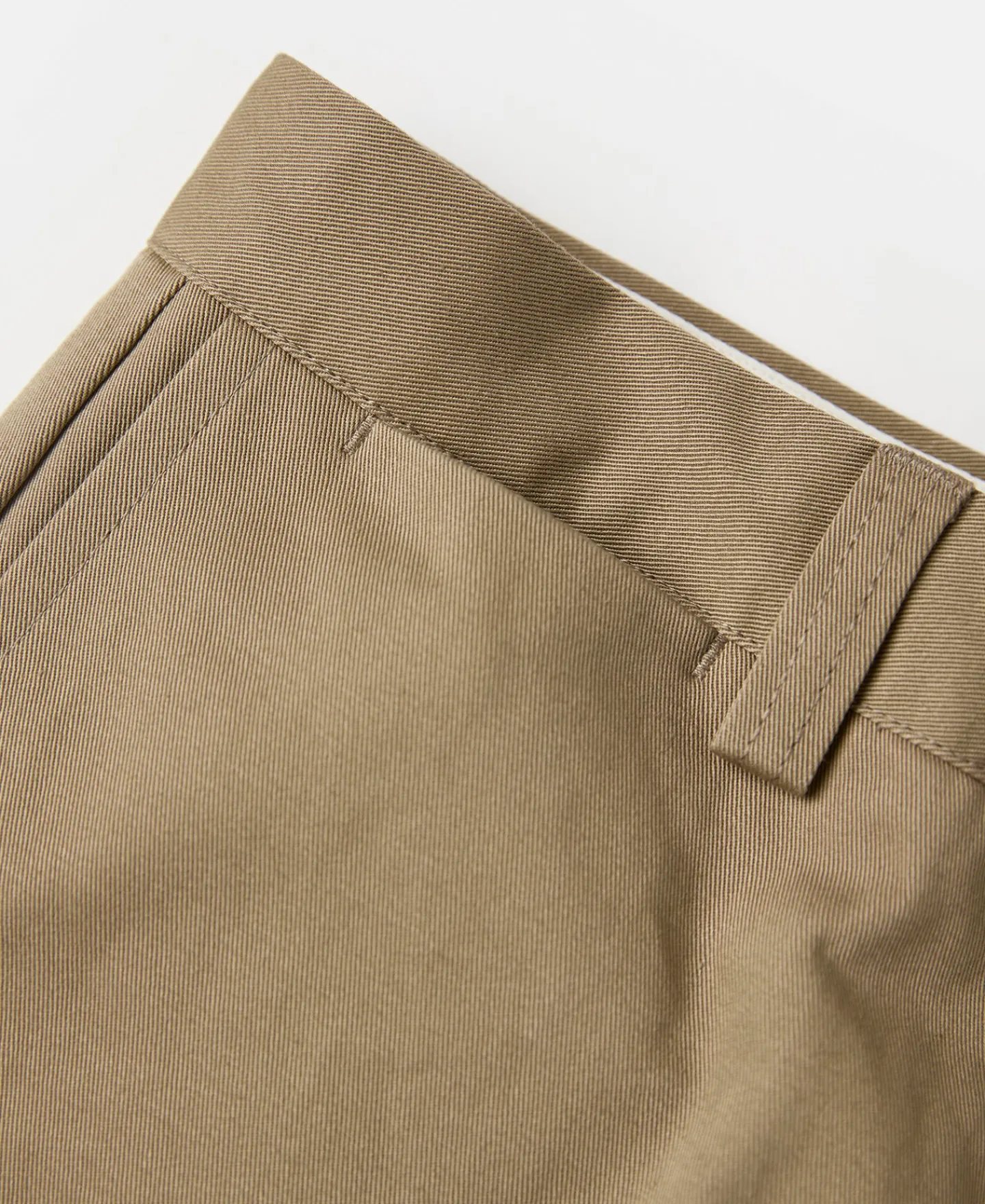 Fashion Lot 829 1940s High-Waisted Work Trousers - Khaki Pants&trousers