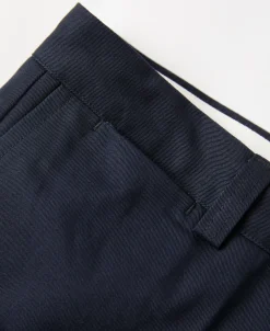 Sale Lot 829 1940s High-Waisted Work Trousers - Navy Pants&trousers