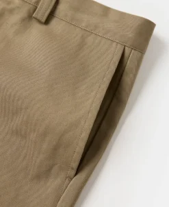 Fashion Lot 829 1940s High-Waisted Work Trousers - Khaki Pants&trousers