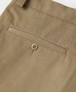 Fashion Lot 829 1940s High-Waisted Work Trousers - Khaki Pants&trousers