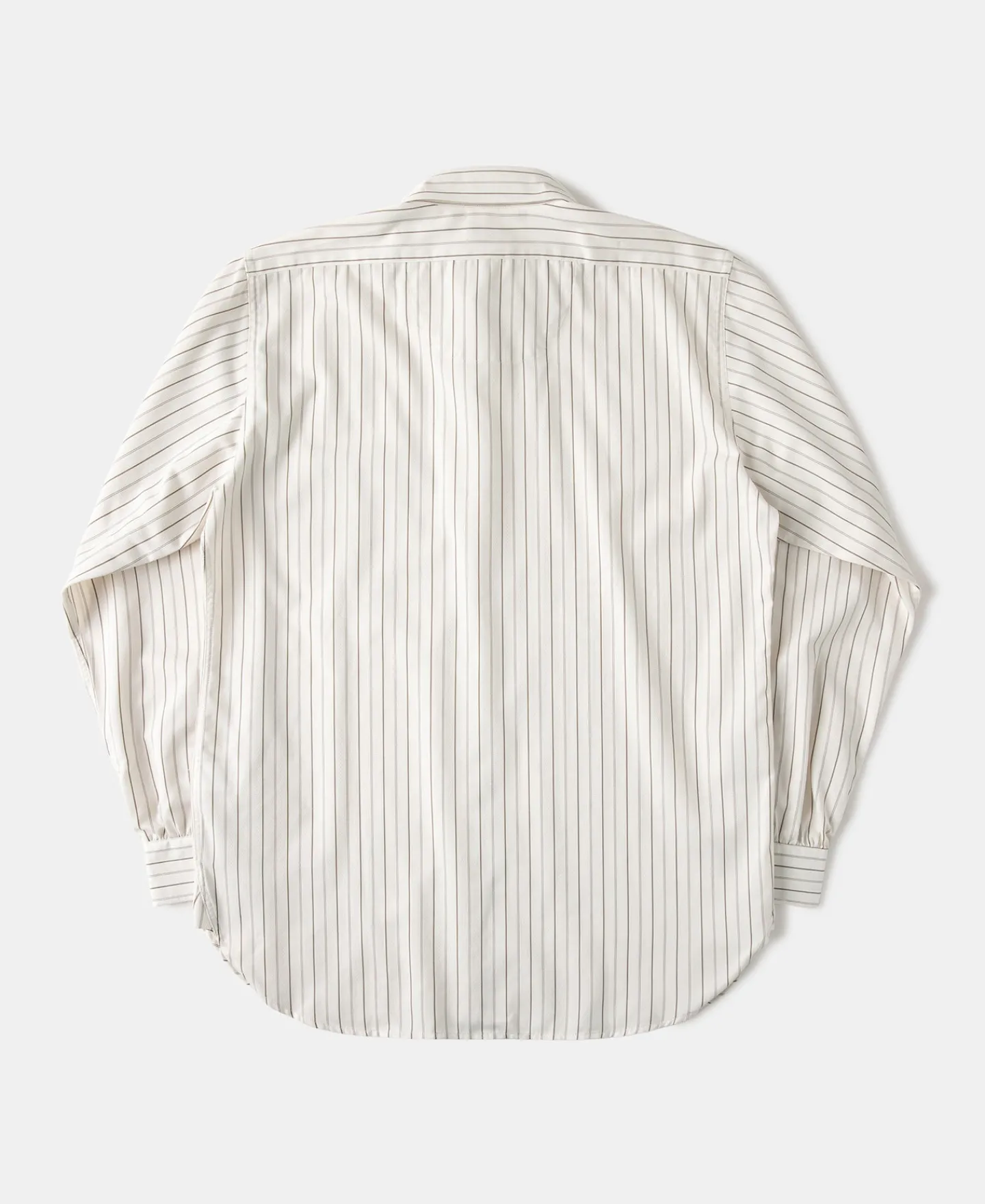 Best Lot 215 1930s Jacquard Fine Stripe Dress Shirt Long Sleeve Shirts | Shirts