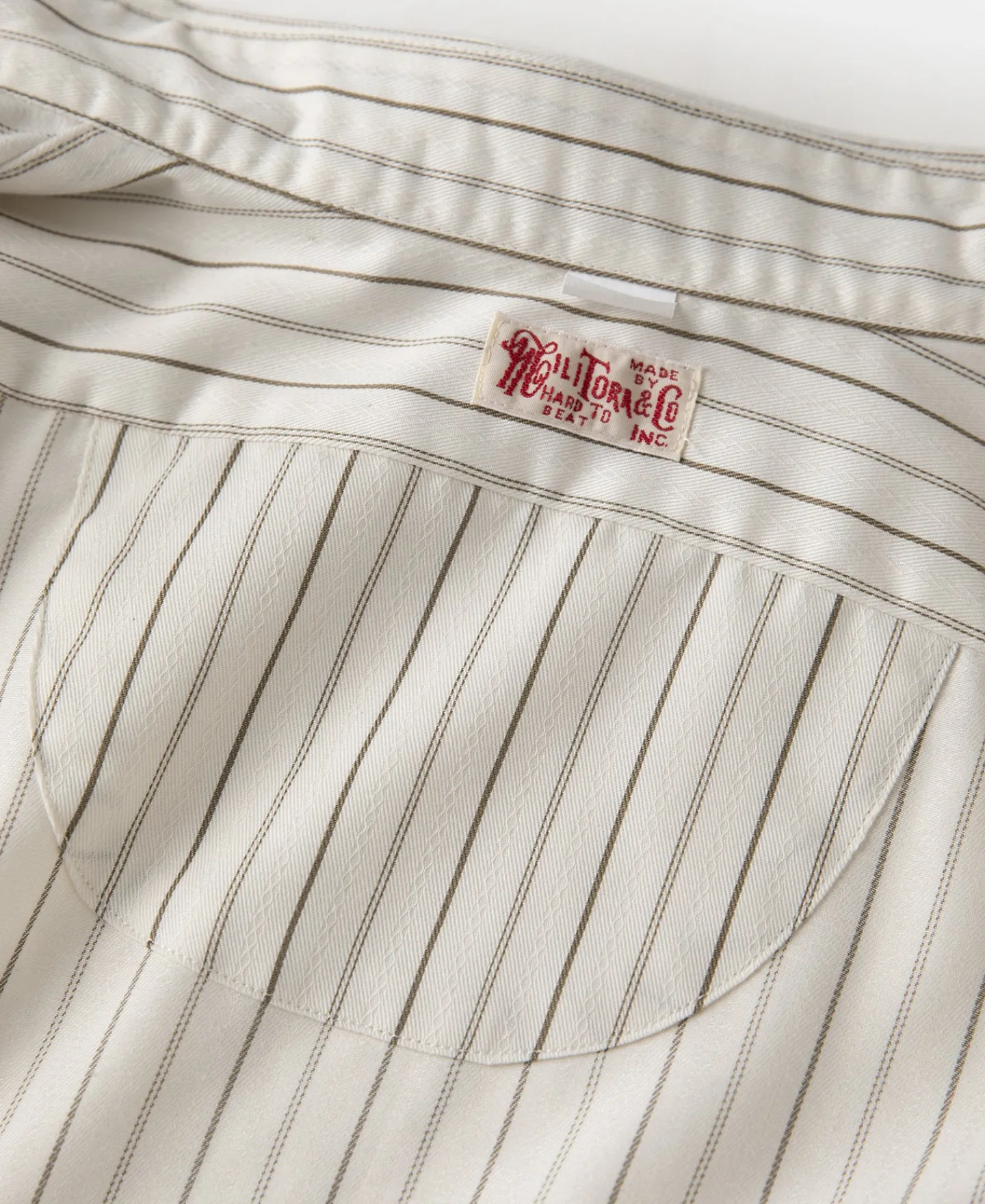 Best Lot 215 1930s Jacquard Fine Stripe Dress Shirt Long Sleeve Shirts | Shirts
