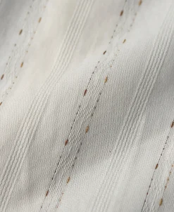 Clearance Lot 215 1930s Jacquard Stripe Point Collar Dress Shirt Long Sleeve Shirts | Shirts