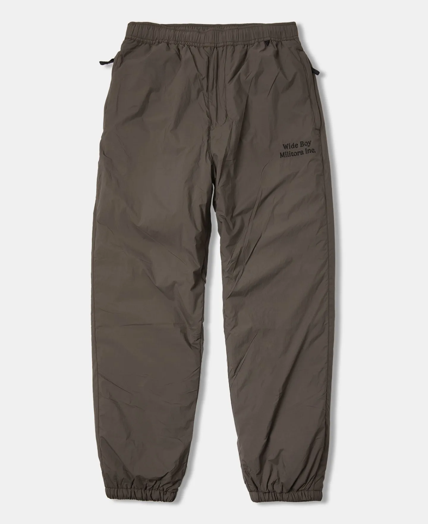 Discount Lot 1010 1980s Padded Nylon Trousers - Brown Pants&trousers