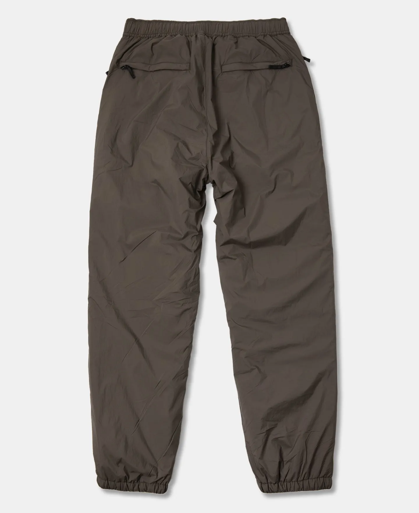 Discount Lot 1010 1980s Padded Nylon Trousers - Brown Pants&trousers