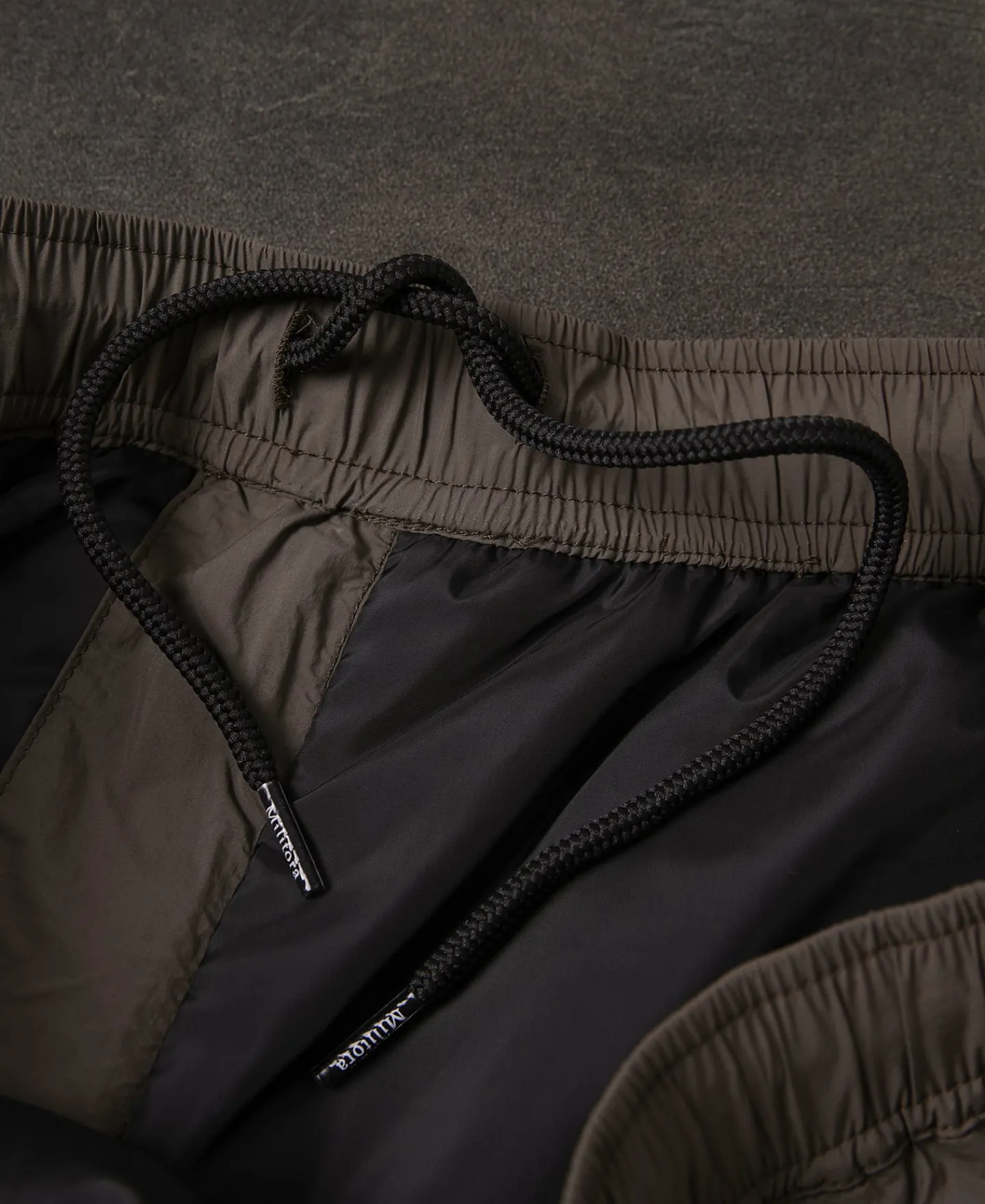 Discount Lot 1010 1980s Padded Nylon Trousers - Brown Pants&trousers