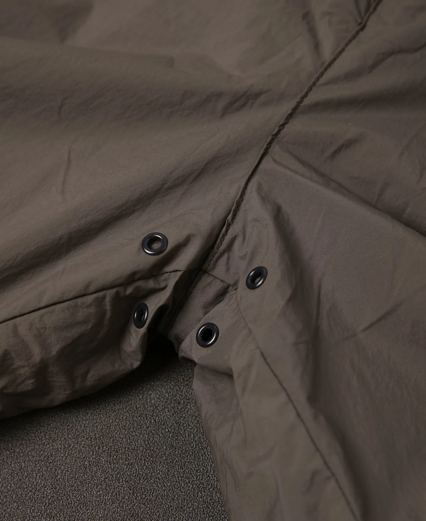 Discount Lot 1010 1980s Padded Nylon Trousers - Brown Pants&trousers