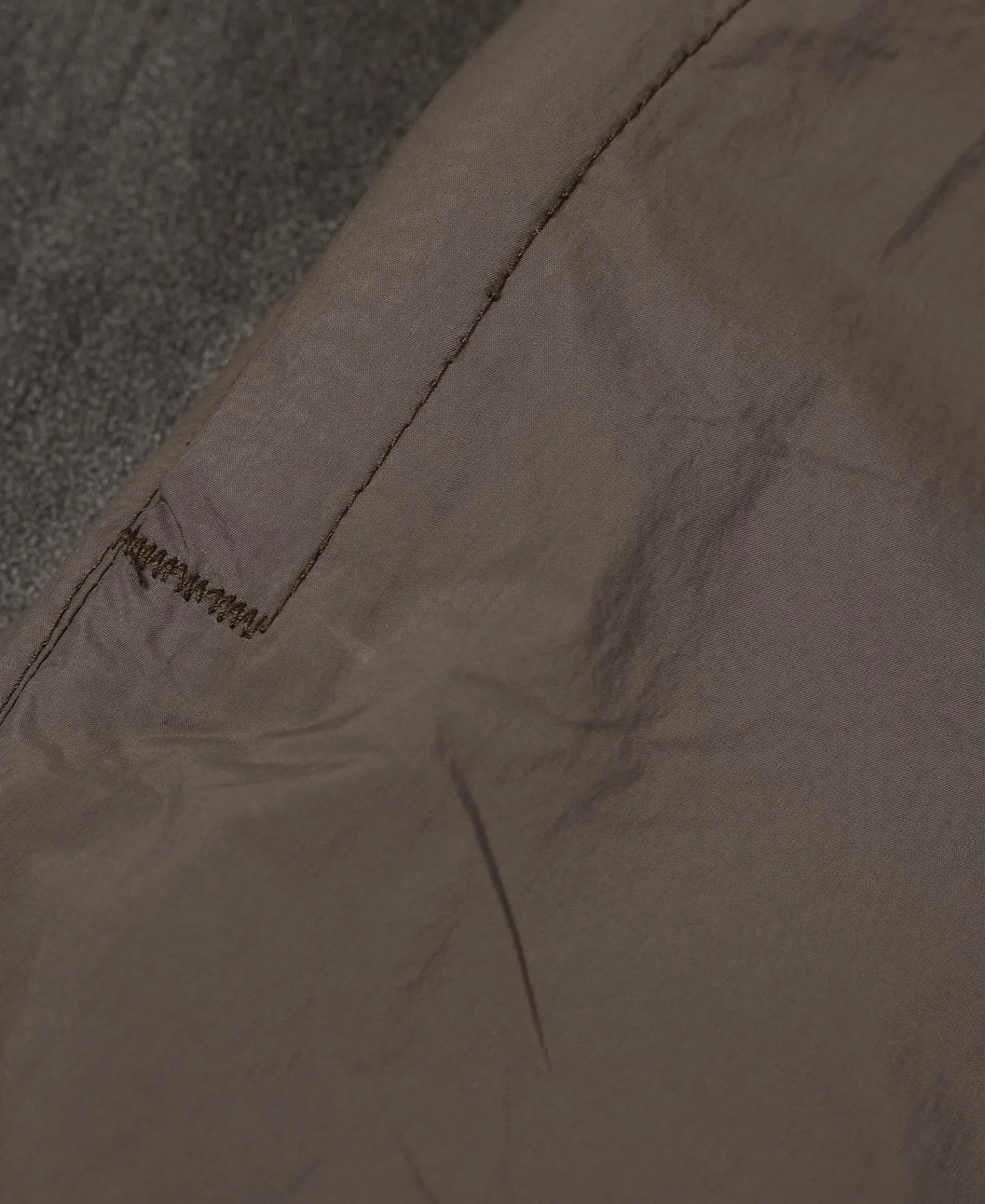 Discount Lot 1010 1980s Padded Nylon Trousers - Brown Pants&trousers