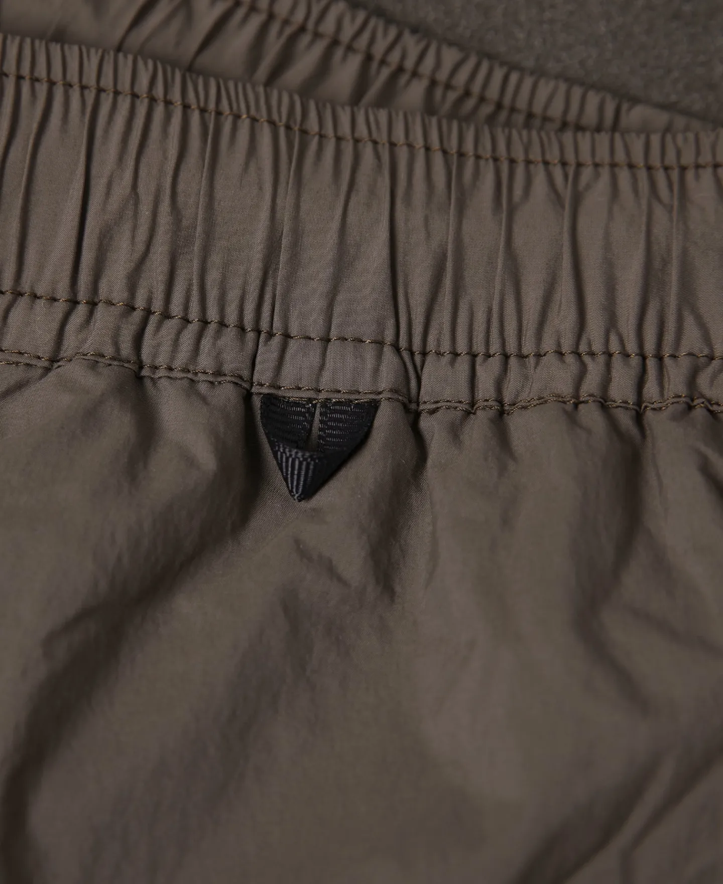 Discount Lot 1010 1980s Padded Nylon Trousers - Brown Pants&trousers