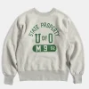 Discount Lot 113 1950s Reserve Sweatshirt - Green/Gray Sweatshirts&hoodies