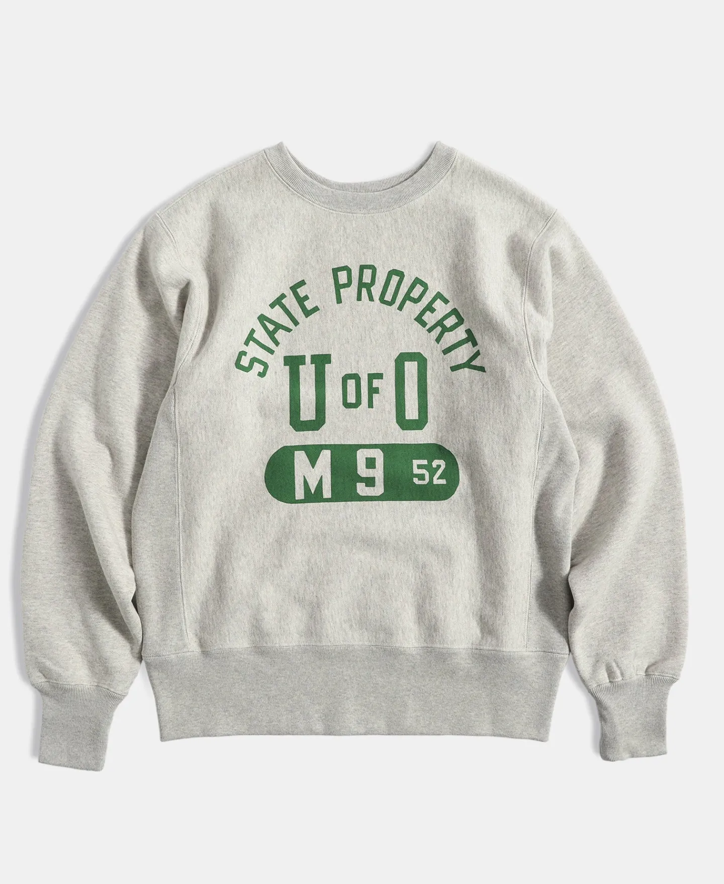 Discount Lot 113 1950s Reserve Sweatshirt - Green/Gray Sweatshirts&hoodies