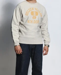 New Lot 113 1950s Reserve Sweatshirt - Yellow/Gray Sweatshirts&hoodies