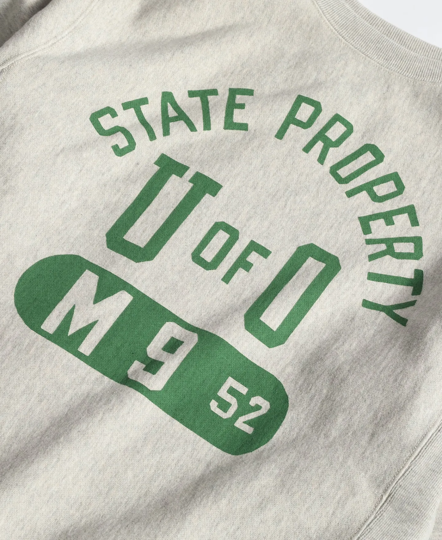 Discount Lot 113 1950s Reserve Sweatshirt - Green/Gray Sweatshirts&hoodies