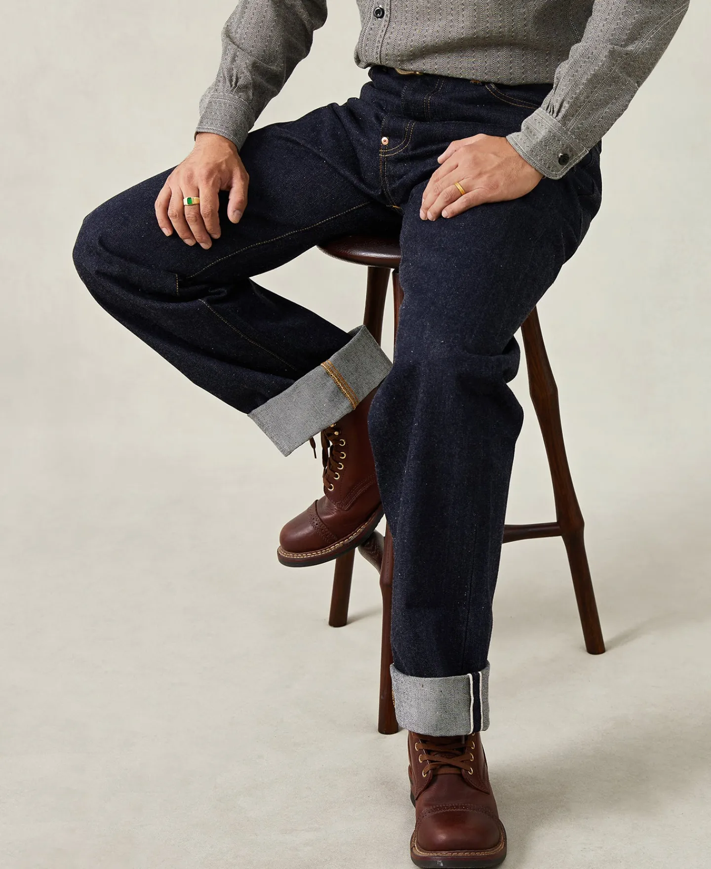 Discount Lot 808 1930s Selvedge Denim Trousers Jeans | Denim