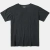 Hot Lot 103 1940s USN Slub Cotton T-Shirt - Charcoal Black Short Sleeve T-Shirts | T-shirts