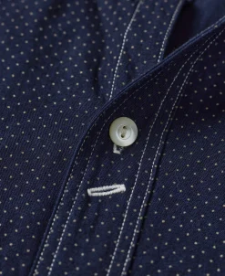 Sale Lot 211 1930s Wabash Dotted Work Shirt Long Sleeve Shirts | Shirts