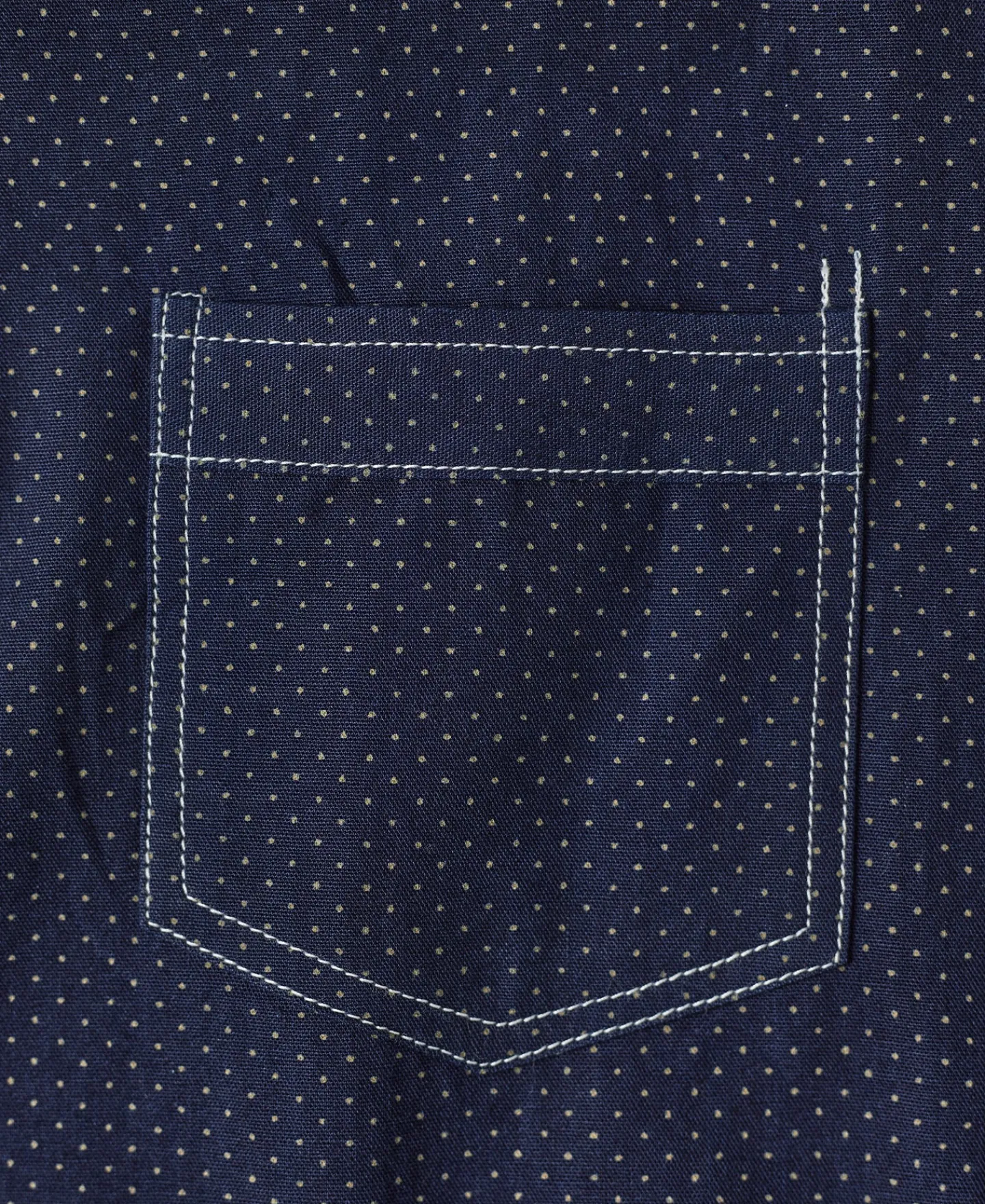 Sale Lot 211 1930s Wabash Dotted Work Shirt Long Sleeve Shirts | Shirts