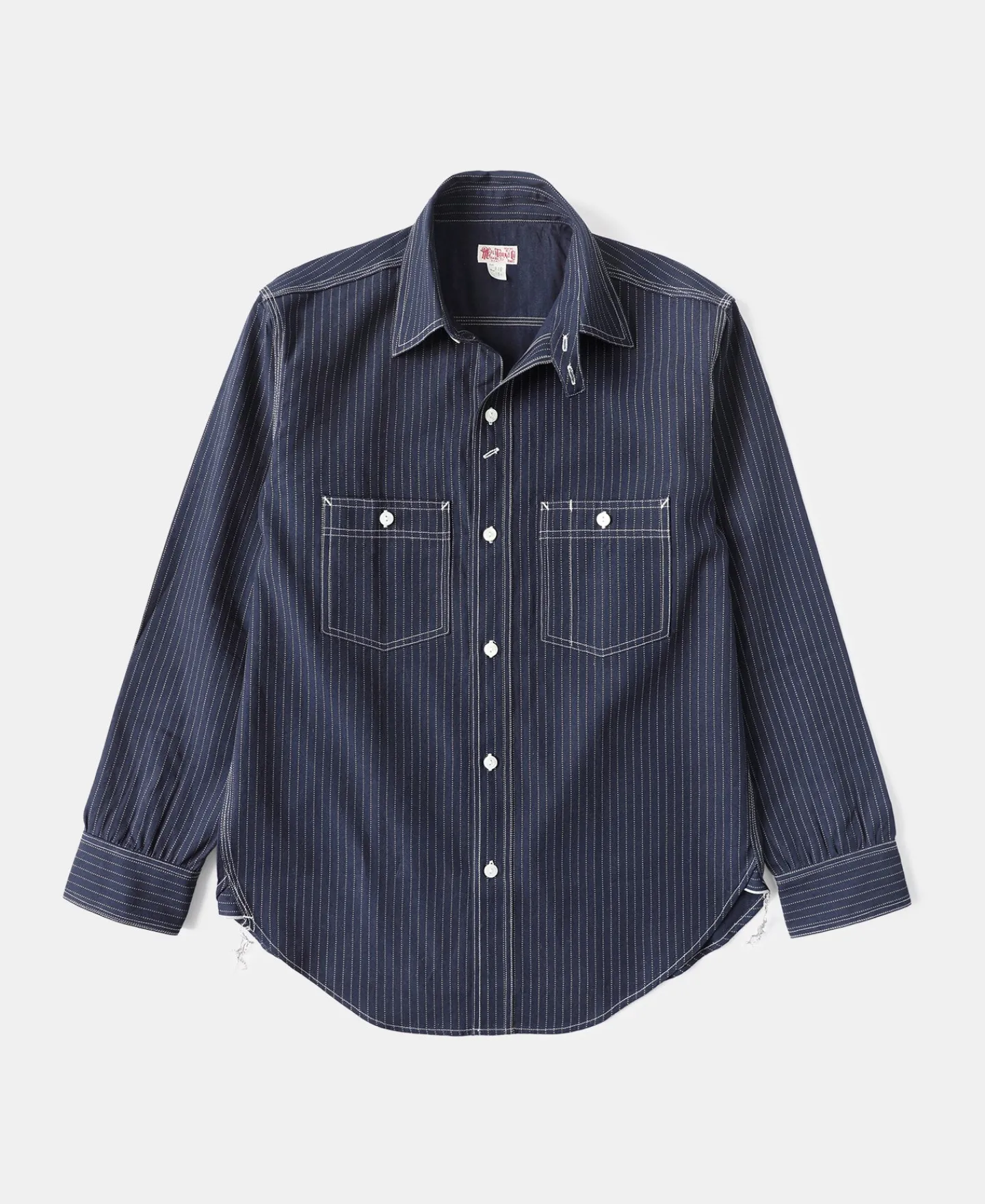 Discount Lot 210 1930s Wabash Striped Work Shirt Long Sleeve Shirts | Shirts