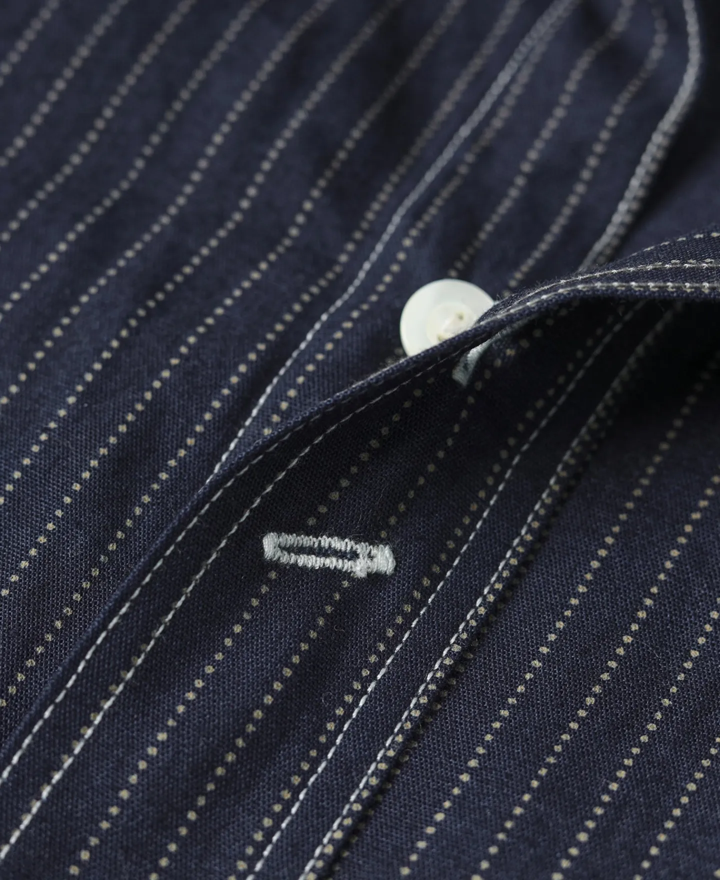 Discount Lot 210 1930s Wabash Striped Work Shirt Long Sleeve Shirts | Shirts