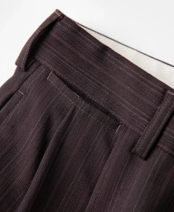 New Lot 830 1940s Wool-Blend Two Tuck Slacks Pants&trousers