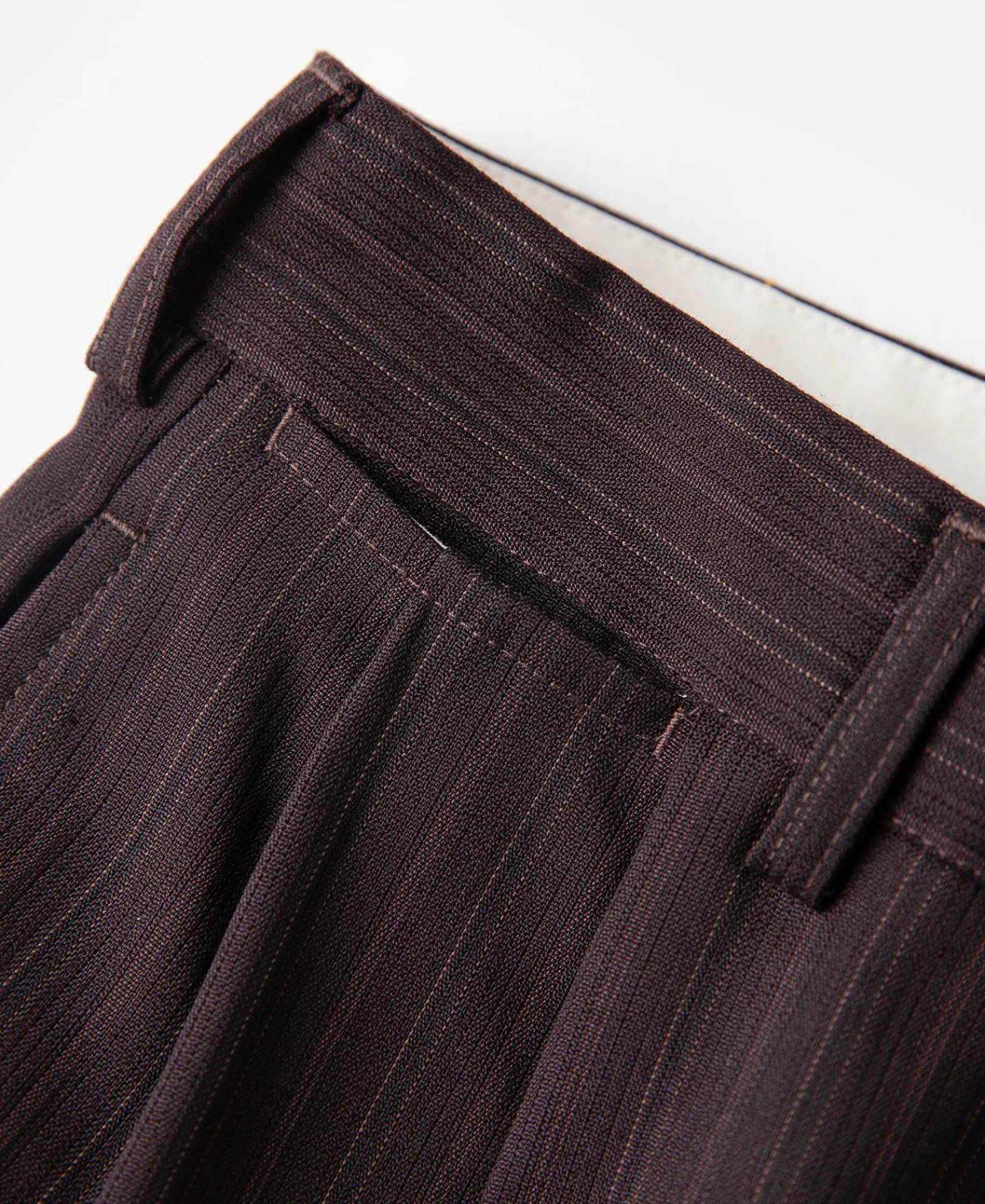 New Lot 830 1940s Wool-Blend Two Tuck Slacks Pants&trousers