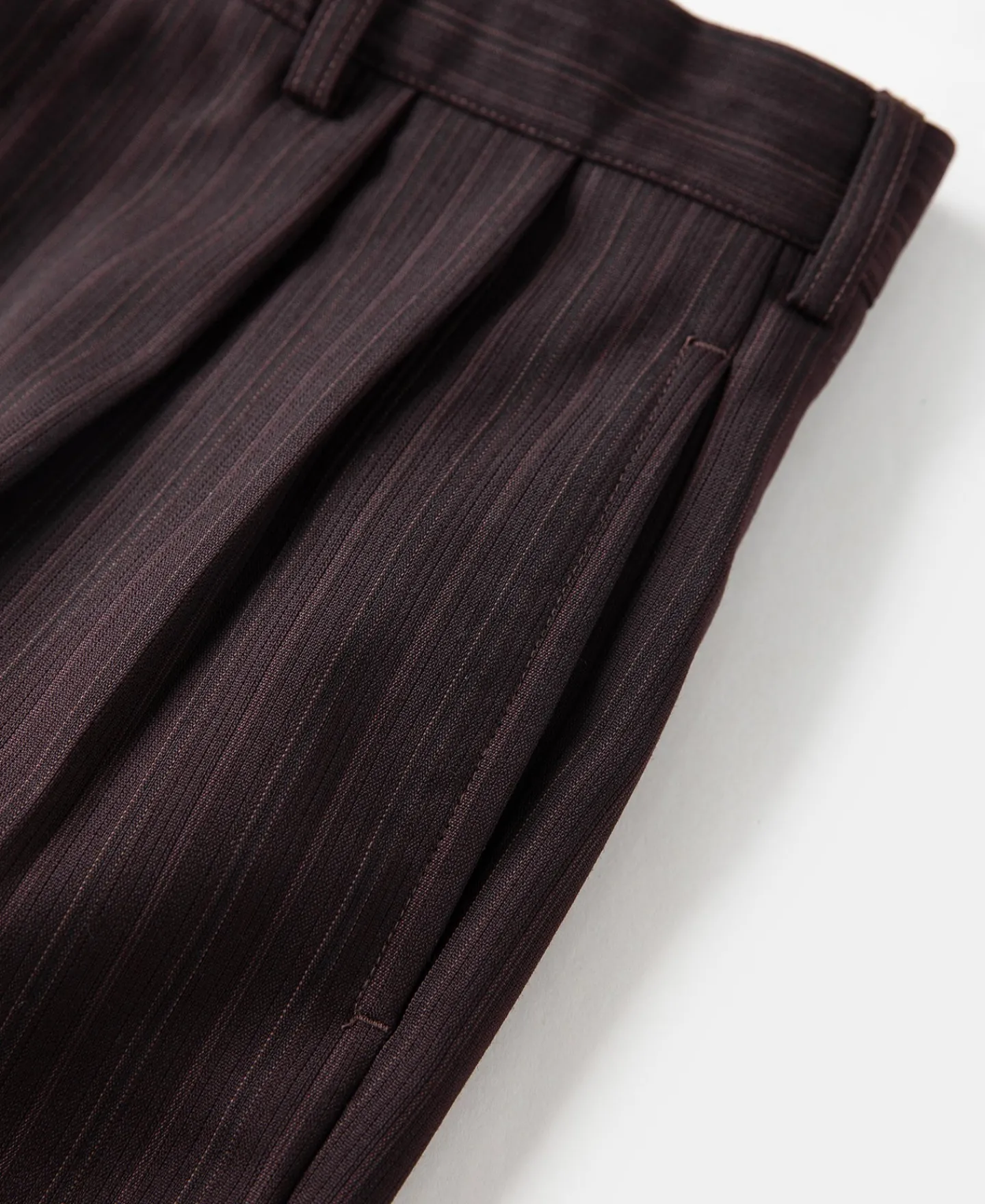 New Lot 830 1940s Wool-Blend Two Tuck Slacks Pants&trousers
