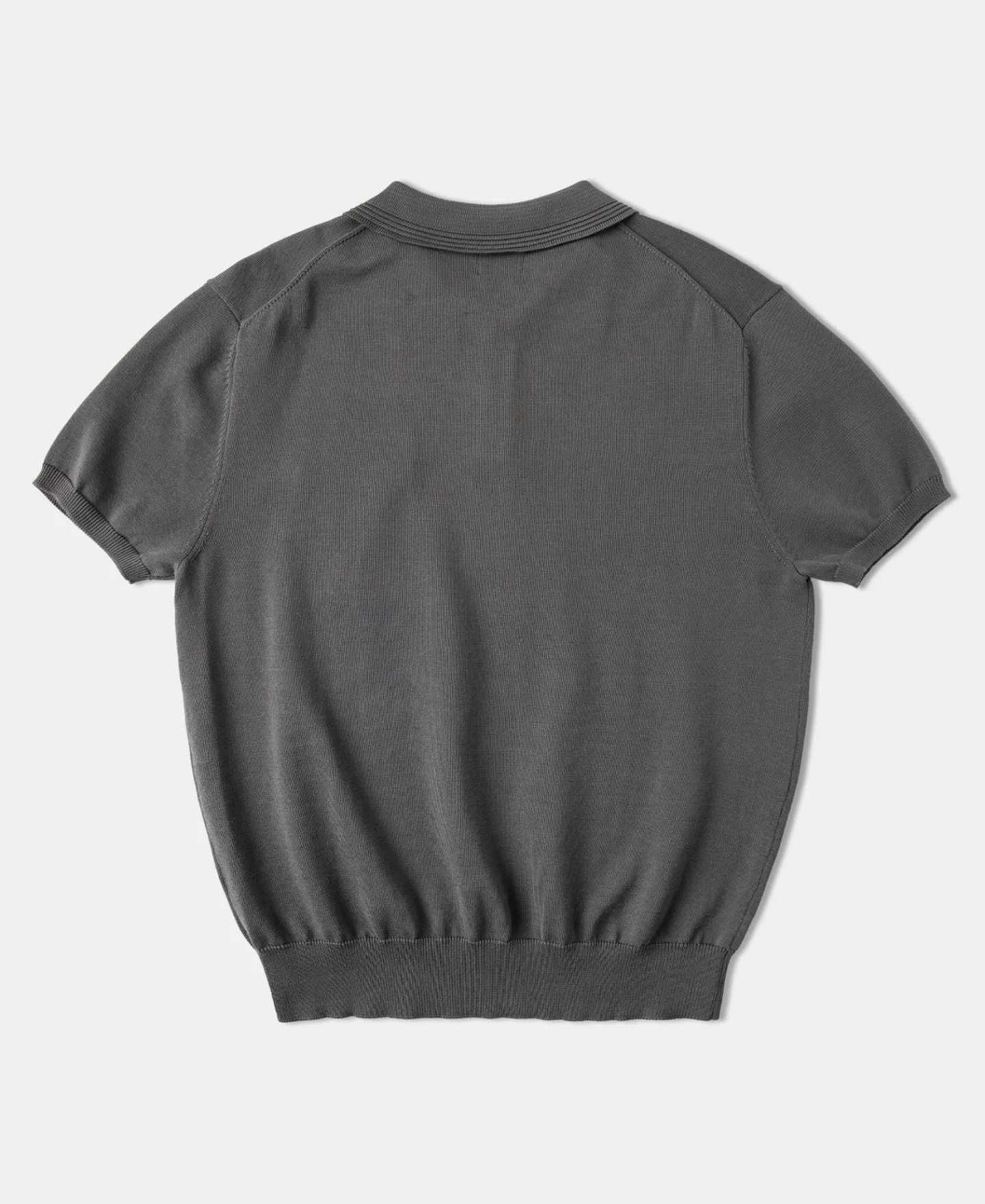 Fashion Lot 910S Knit Polo Shirt - Gray Polo Shirts | Short Sleeve T-Shirts