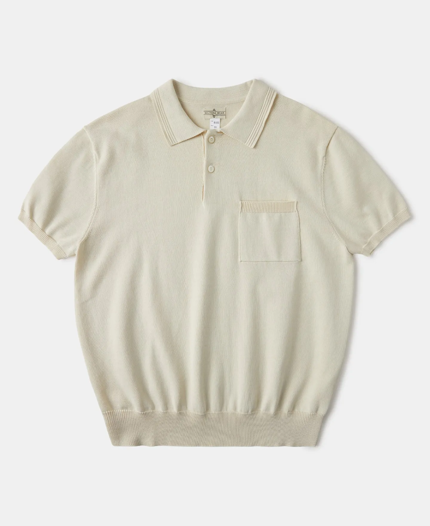 Online Lot 910S Knit Polo Shirt - Ivory Short Sleeve T-Shirts | T-shirts