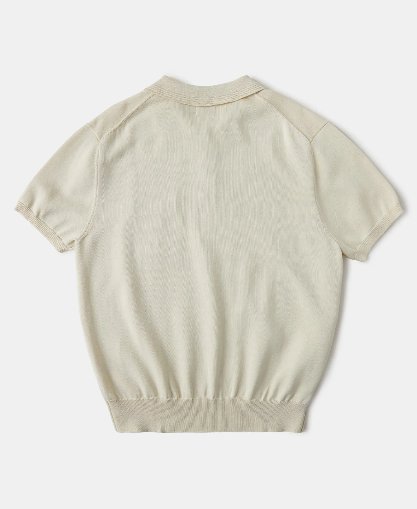 Online Lot 910S Knit Polo Shirt - Ivory Short Sleeve T-Shirts | T-shirts