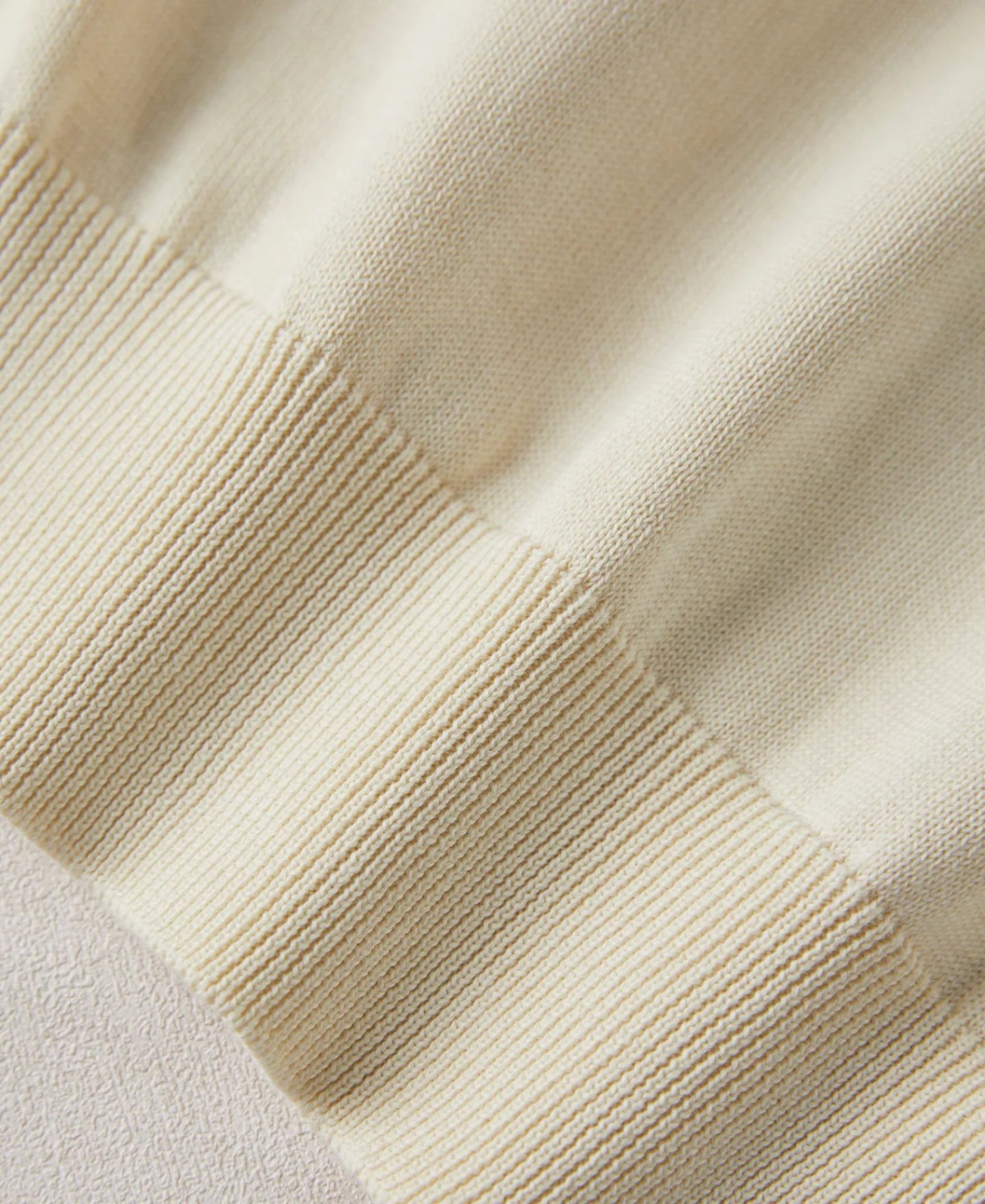 Online Lot 910S Knit Polo Shirt - Ivory Short Sleeve T-Shirts | T-shirts
