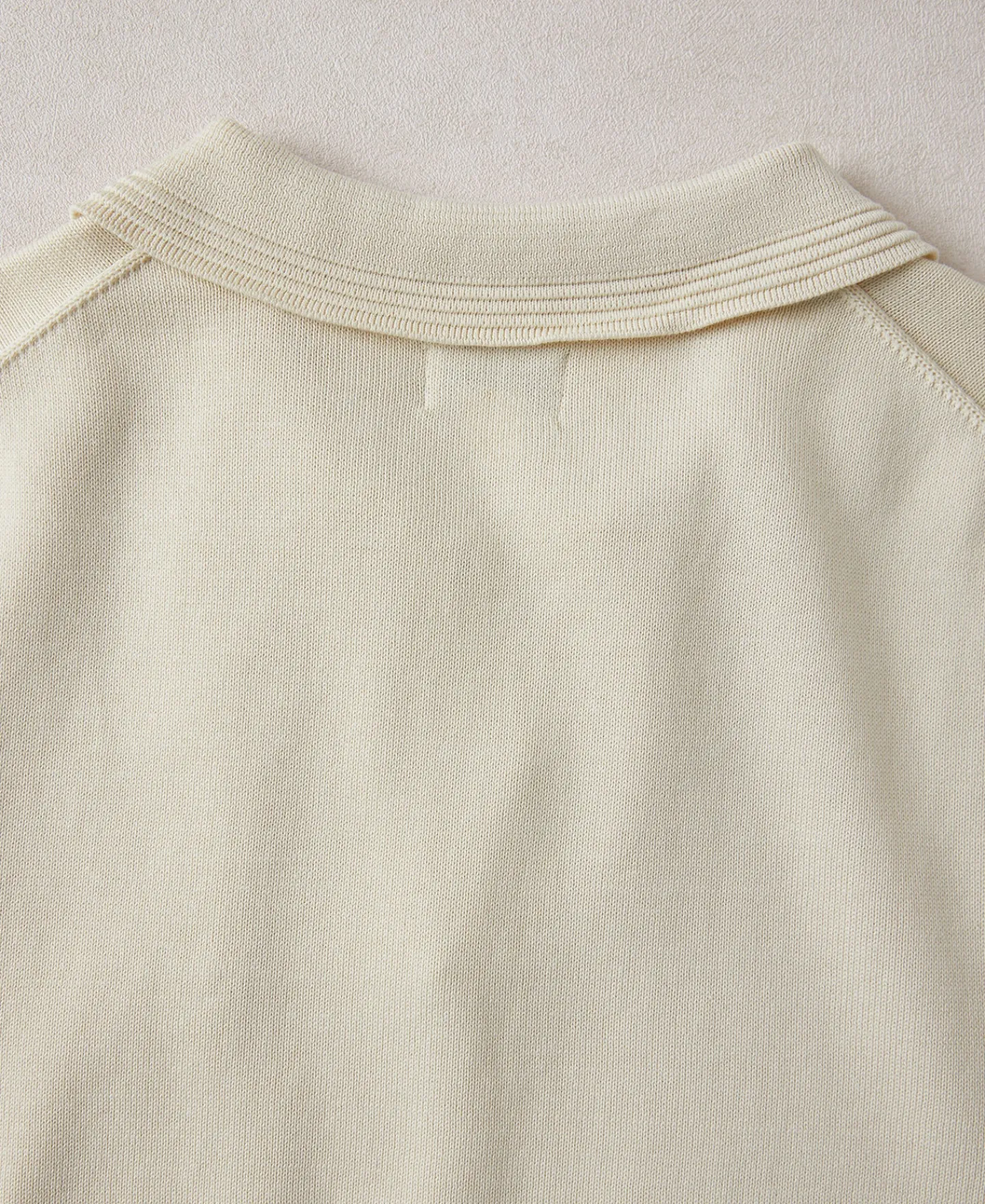 Online Lot 910S Knit Polo Shirt - Ivory Short Sleeve T-Shirts | T-shirts
