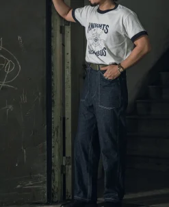 Fashion M-1937 Pearl Slub Denim Trousers Jeans | Denim