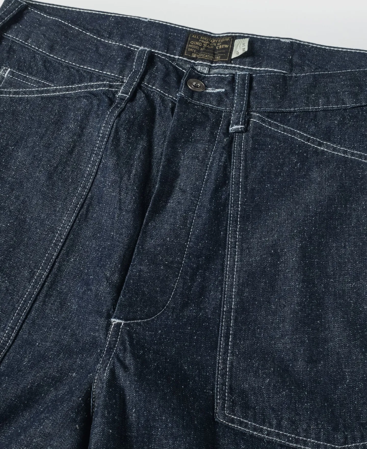Fashion M-1937 Pearl Slub Denim Trousers Jeans | Denim