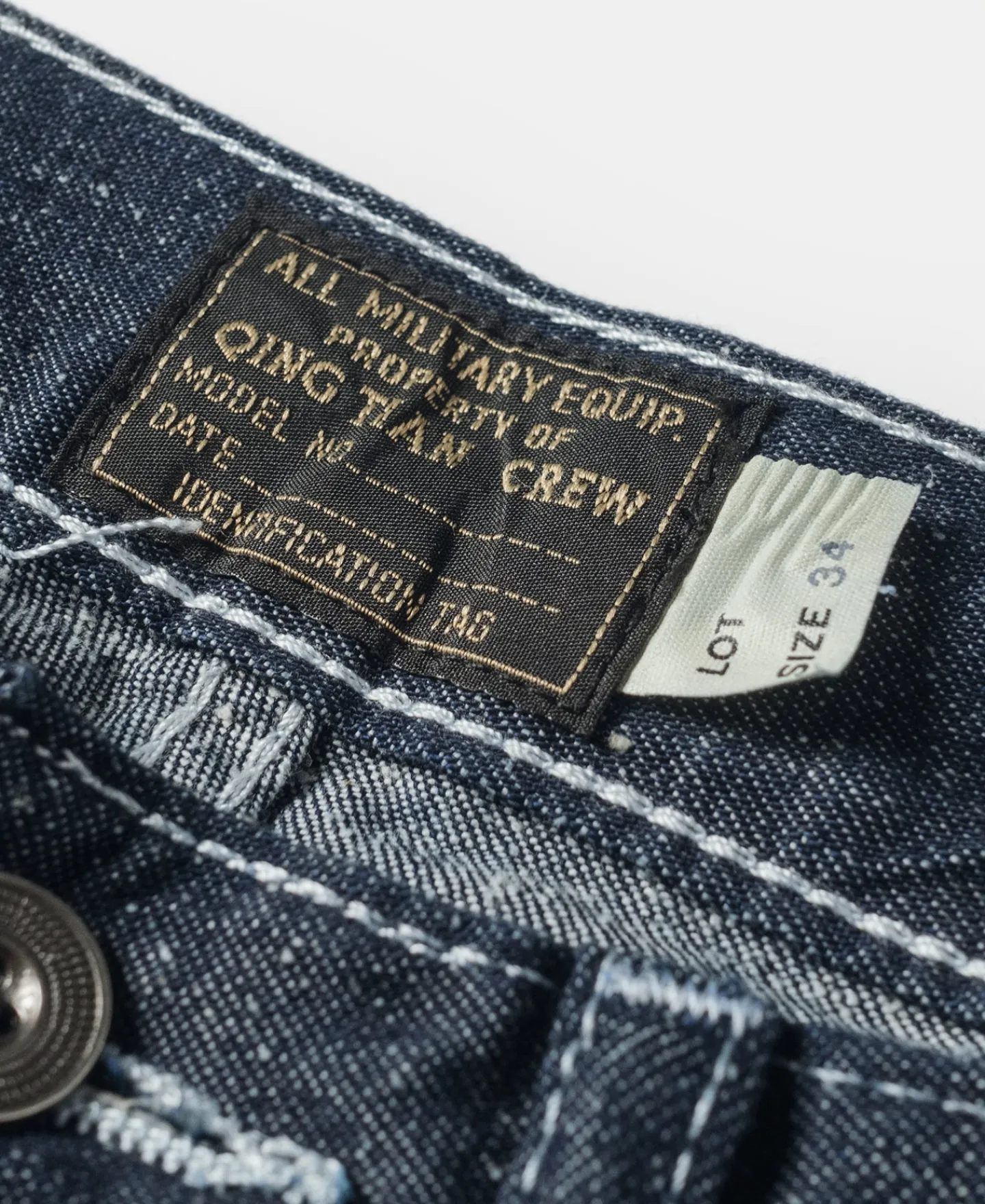 Fashion M-1937 Pearl Slub Denim Trousers Jeans | Denim