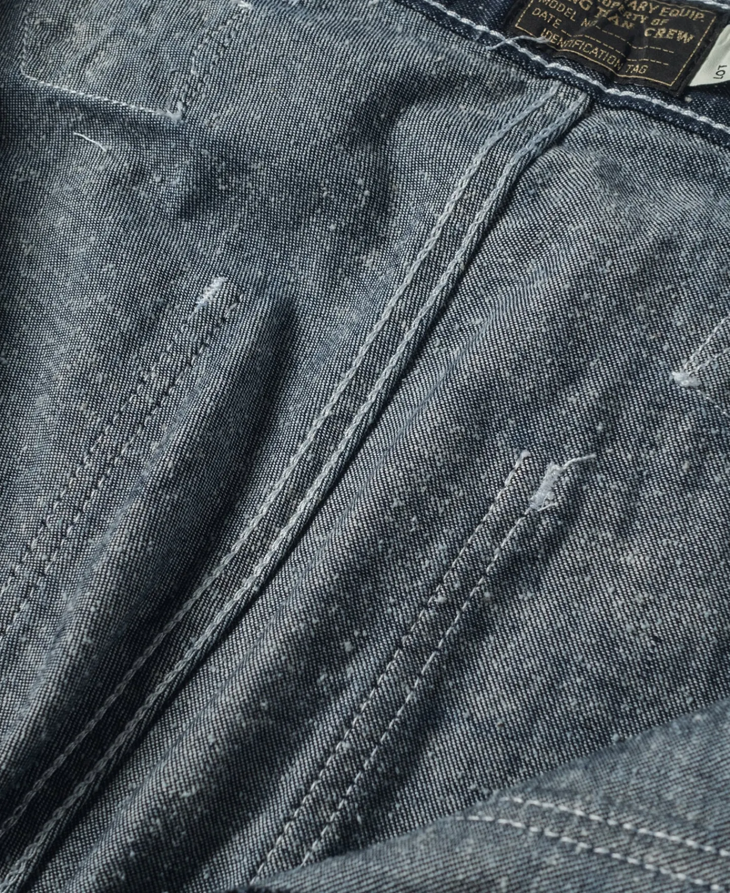 Fashion M-1937 Pearl Slub Denim Trousers Jeans | Denim